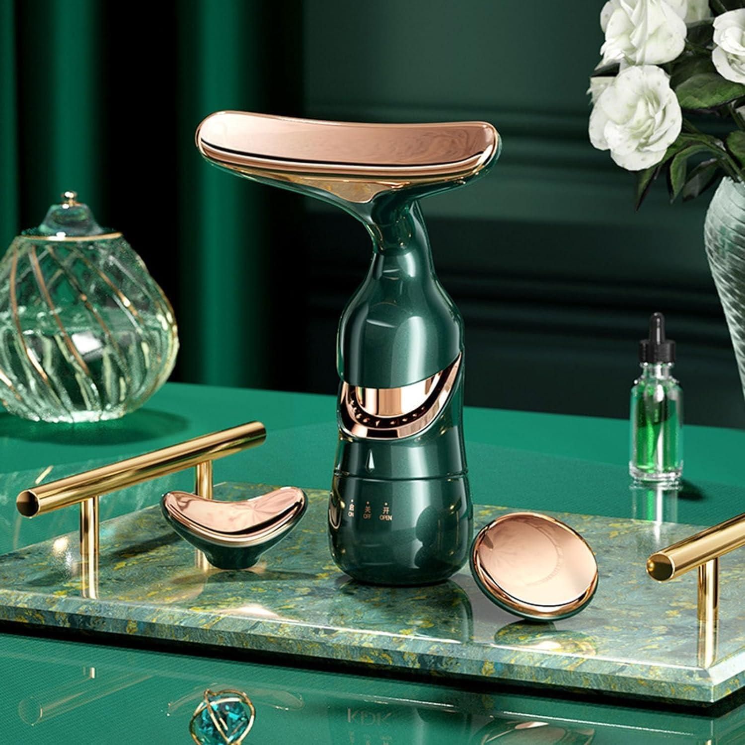 2 In 1 Anti Wrinkles Facial Massager For Skin Care - Pickkart