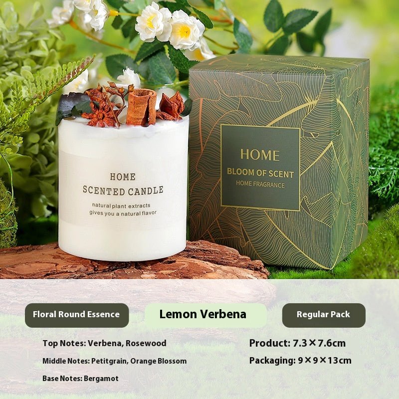 Aromatherapy Candle Hand Gift Real Flower Fragrance Bedroom Decoration - Pickkart