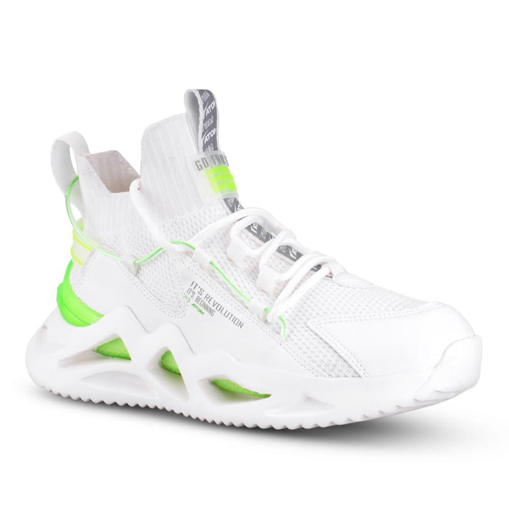 ATOM Casual Sneaker for Men | Stylish & Comfortable Casual Sneakers with Breathable Air Mesh | All - Day Comfort - Pickkart