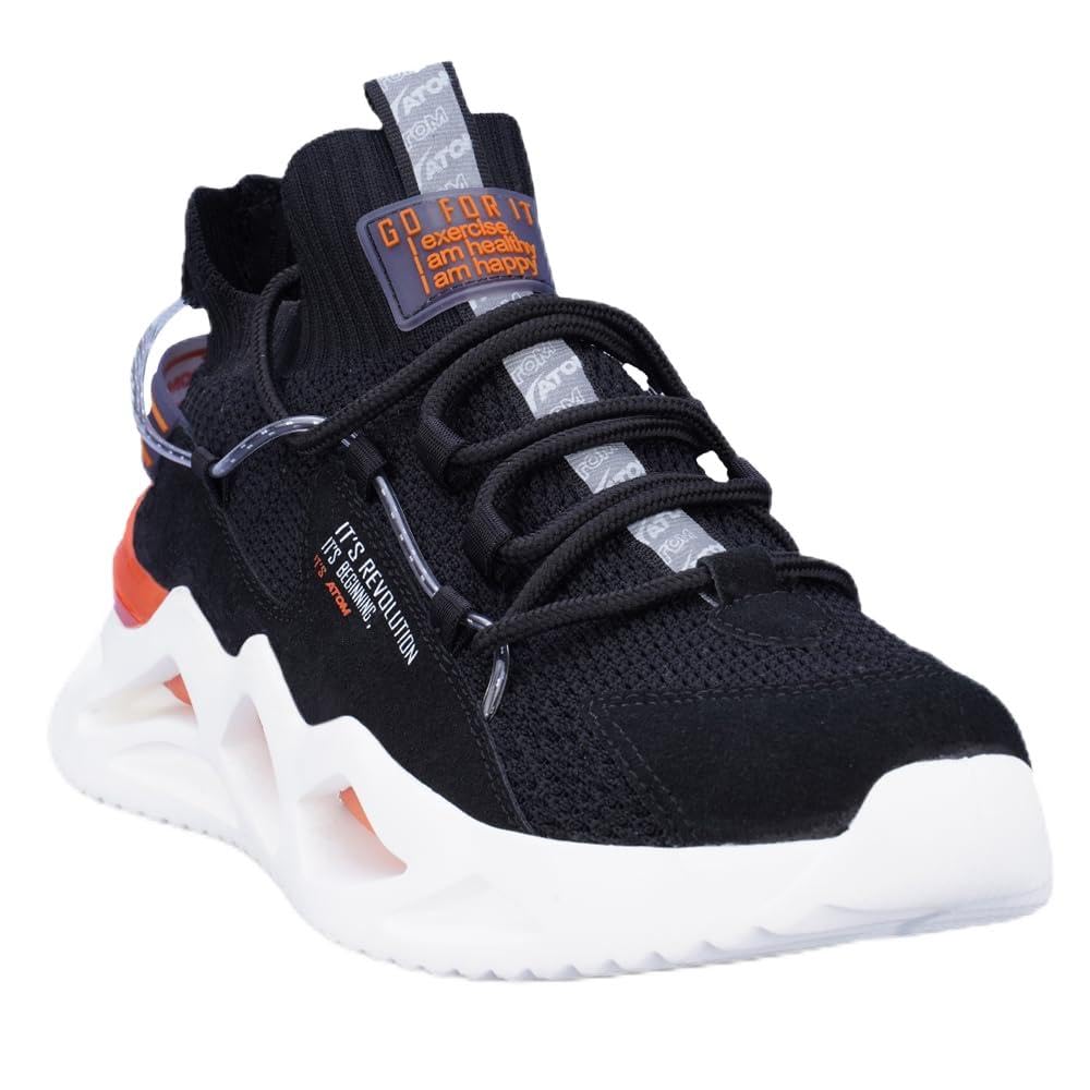 ATOM Casual Sneaker for Men | Stylish & Comfortable Casual Sneakers with Breathable Air Mesh | All - Day Comfort - Pickkart