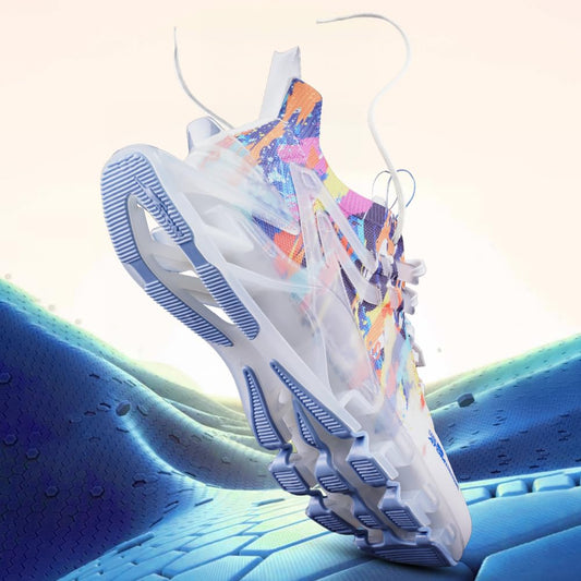 ATOM Men's Phantom Multicolor Sneakers | Stylish & Comfortable Casual Sneakers with Breathable Air Mesh | All - Day Comfort - Pickkart