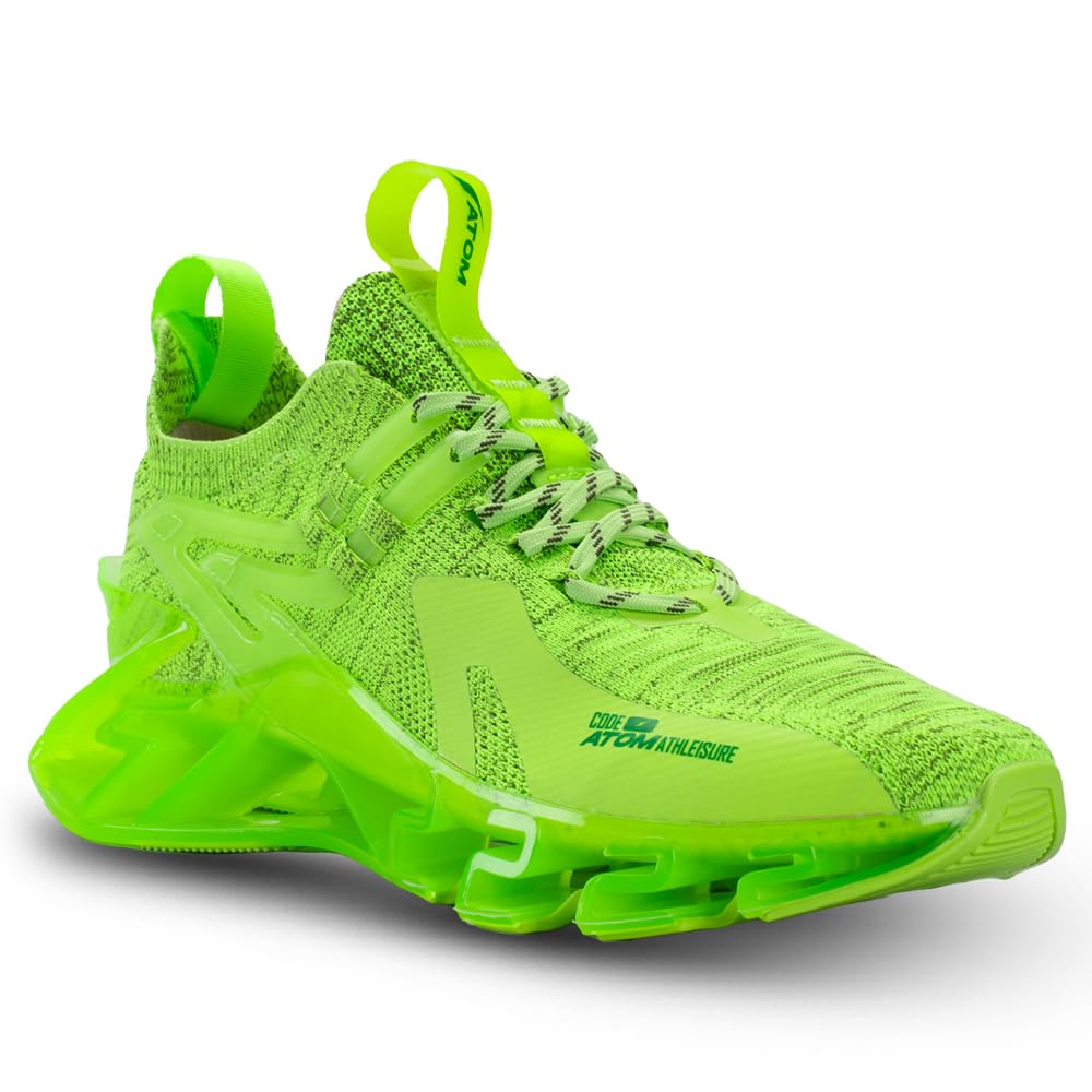 ATOM Men's Phantom Multicolor Sneakers | Stylish & Comfortable Casual Sneakers with Breathable Air Mesh | All - Day Comfort - Pickkart