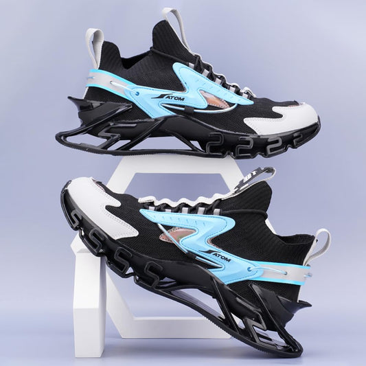 ATOM Men's Spring Edge Alpha 2 Sneakers | Stylish & Comfortable Casual Sneakers with Breathable Air Mesh, Multicolor | All - Day Comfort Shoes - Pickkart