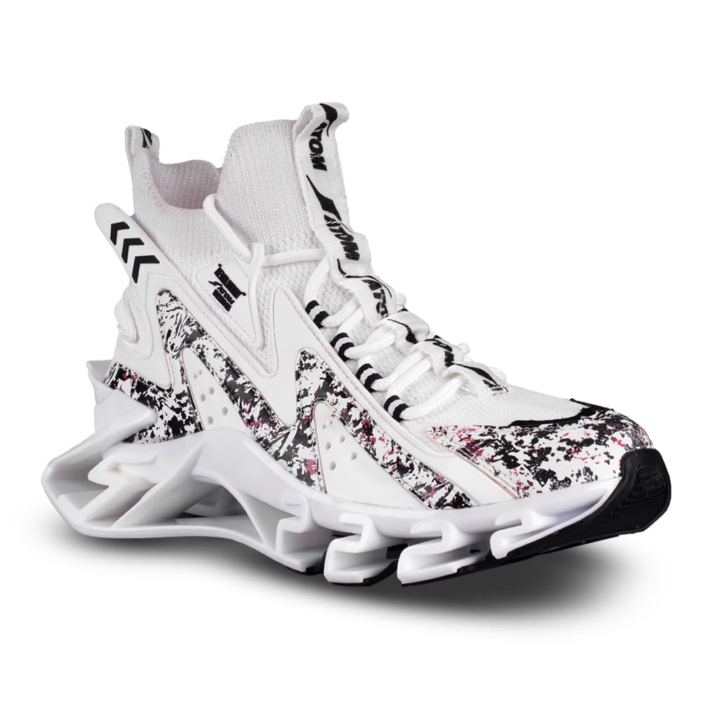 ATOM Multi Print Trendy Casual Sneakers | Men's Intensity Sneakers with Breathable Engineered Mesh Upper and TPU Outsole - Pickkart