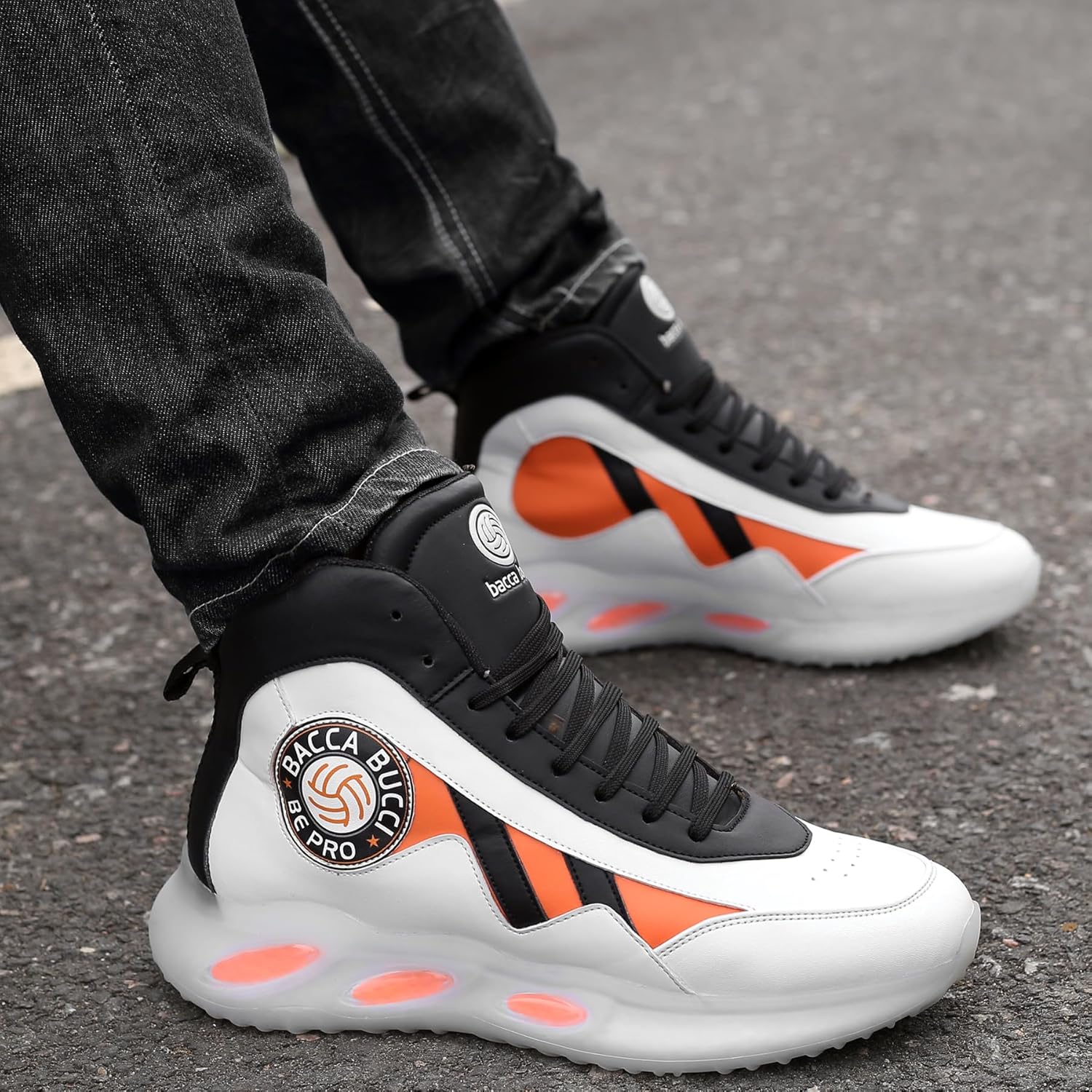 Bacca Bucci Men Lace Up Sneaker Shoes - Pickkart