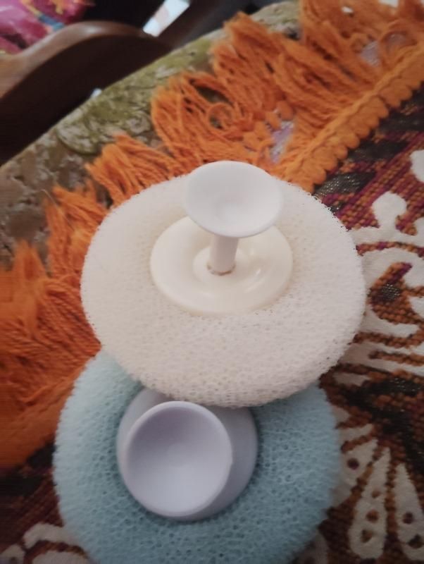 Bath Towel Scrub Bath Massage Shower Ball With Sucker Scrub - Pickkart