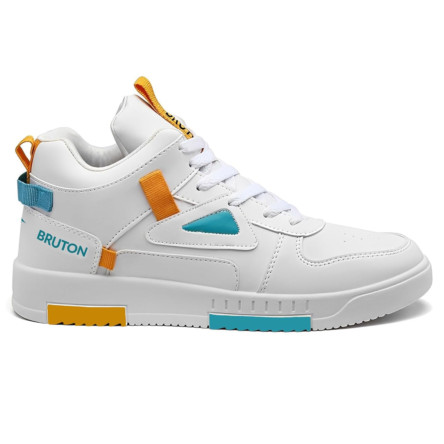 BRUTON Stylish Sneakers Casual Shoes for Men's & Boy's - White - Pickkart