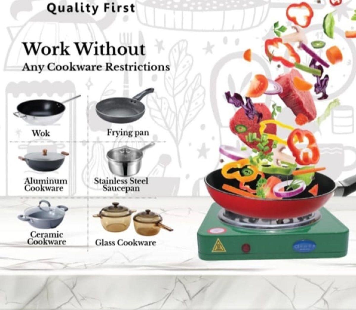 Flameless Electric Cooking Stove (Muticolor) - Pickkart