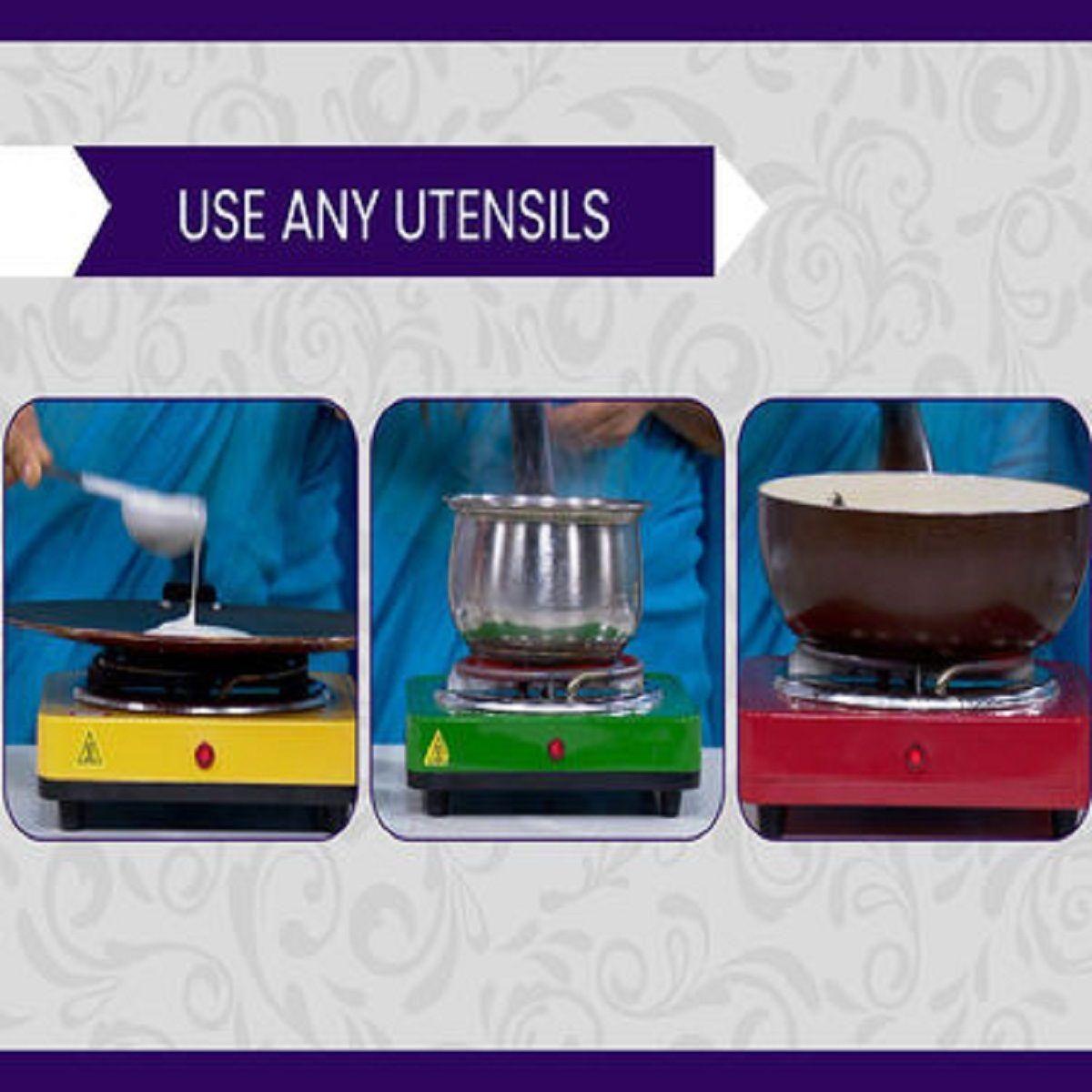 Flameless Electric Cooking Stove (Muticolor) - Pickkart