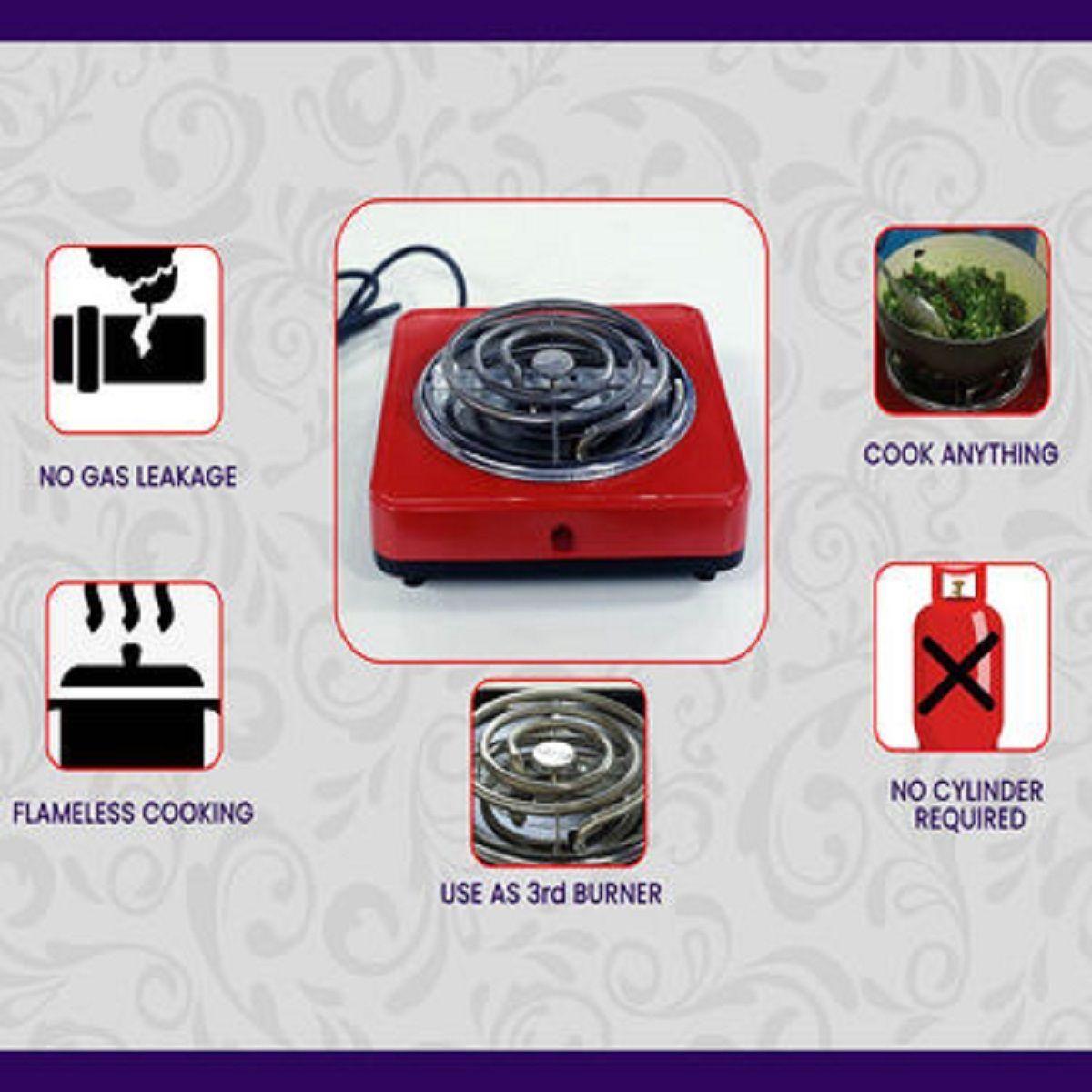 Flameless Electric Cooking Stove (Muticolor) - Pickkart