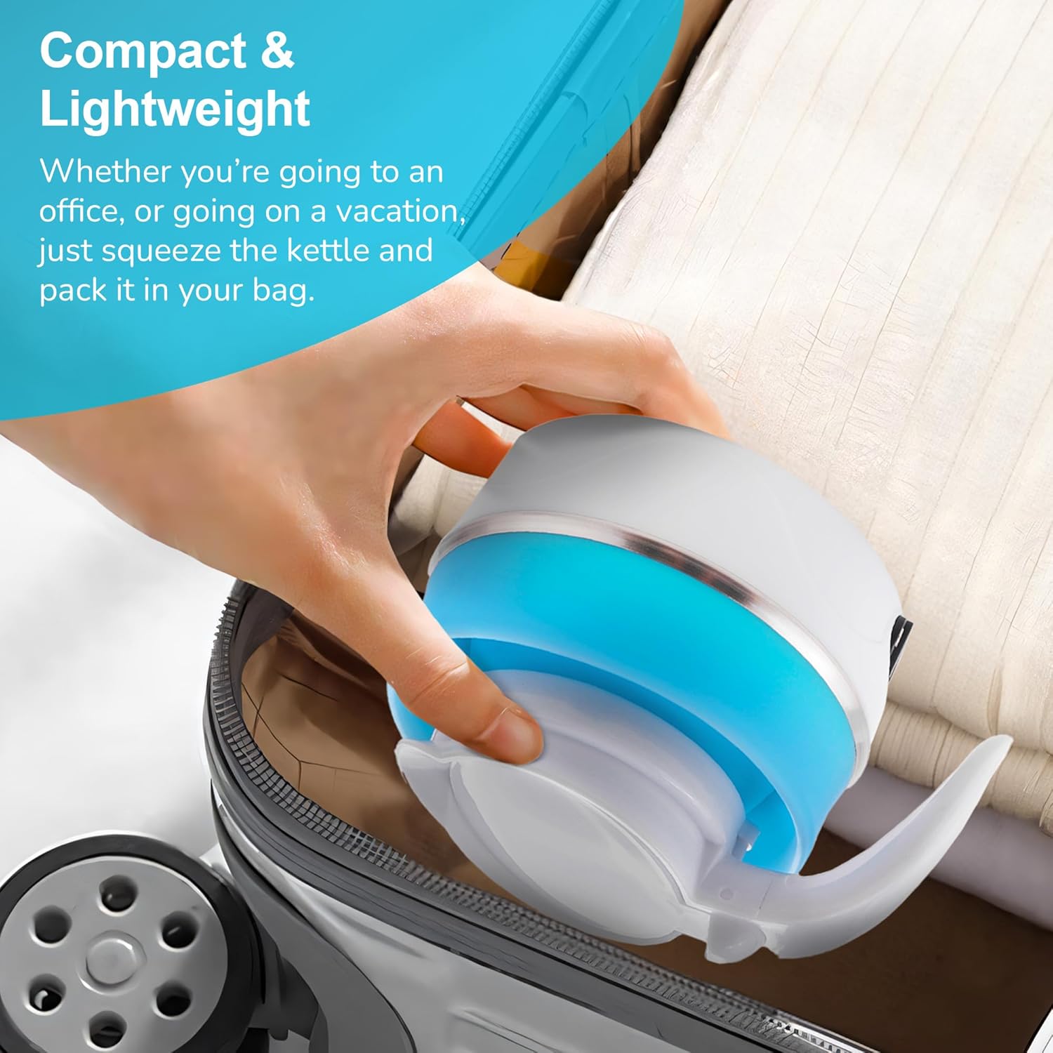 Silicon Kettle Foldable Collapsible Kettle - Pickkart