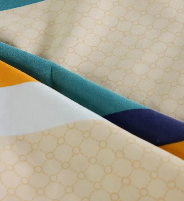 Super Soft Glace Cotton All Round Elastic Fitted Double Bed Bedsheet with 2 Pillow Covers - 72x78x8 - Pickkart