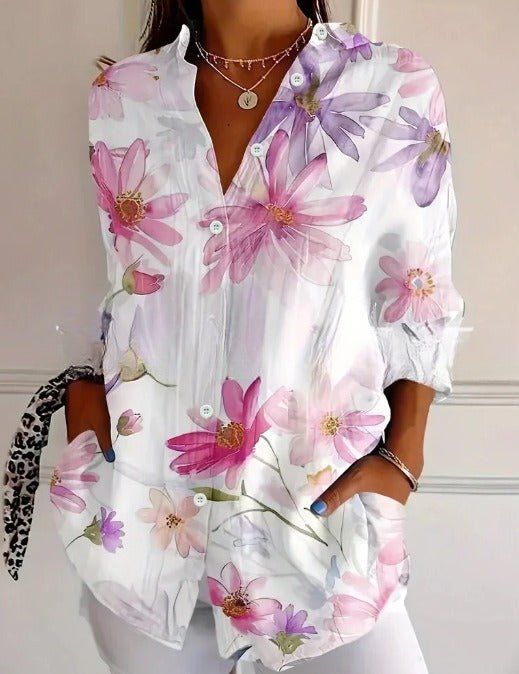 Trendy Long - sleeve Printed Pattern Printed 3D Shirt - Pickkart