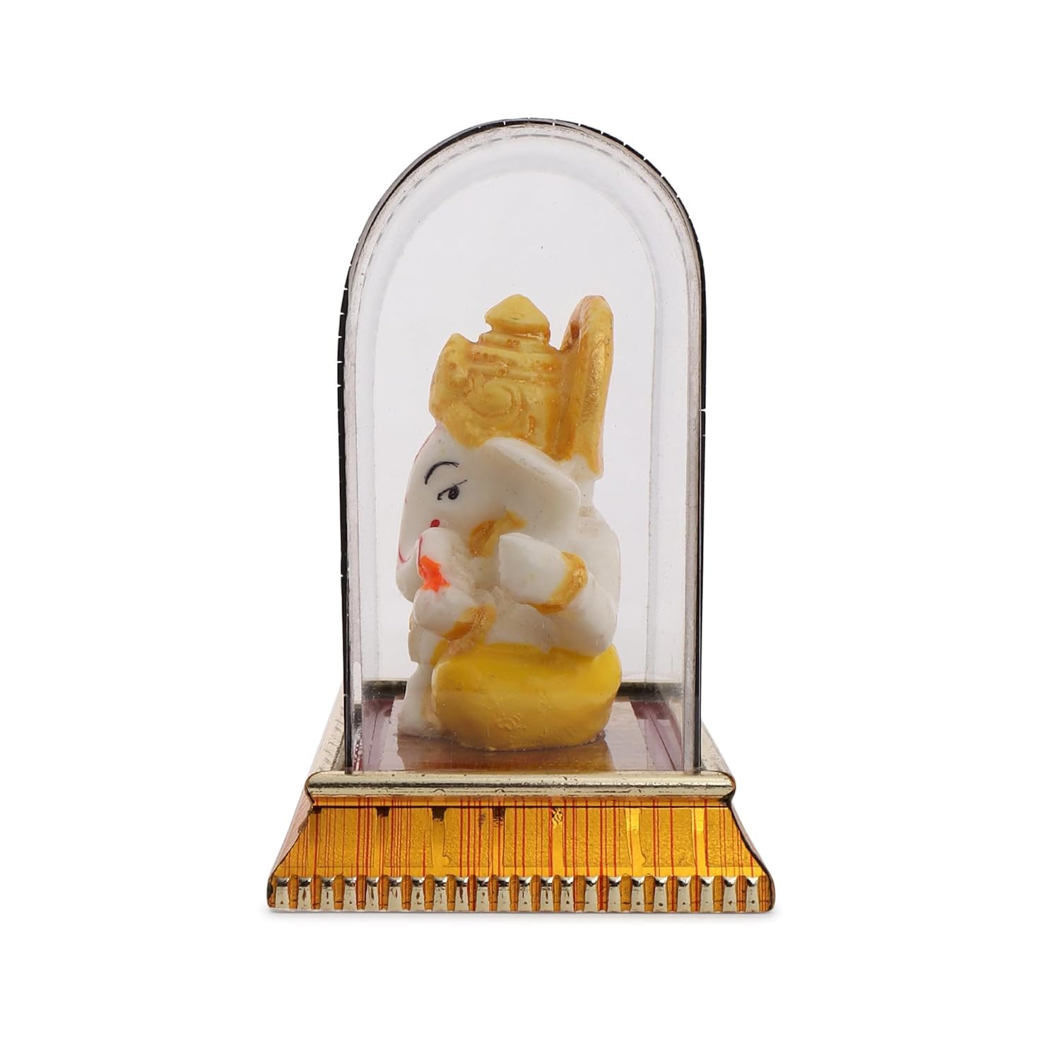 AartIsh Ganesha Idol for Car Dashboard,Home Decor, Ganesh Murti Showpiece Gift - Car Dashboard Accessories Idols - Diwali Decoration Items for Home Decor Car Dashboard - Pickkart