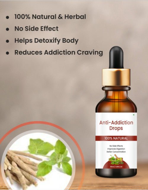 Anti - Addiction Drops ( Pack Of 1 ) - Pickkart