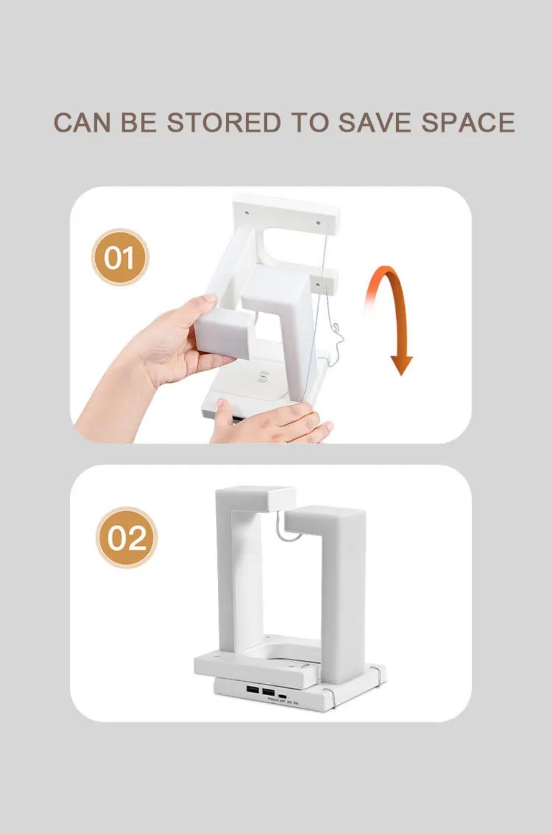 Anti - Gravity Table Night Lamp Light with Mobile Wireless Charging - Pickkart