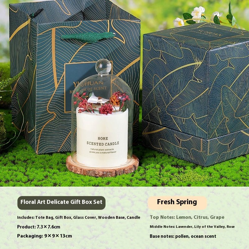 Aromatherapy Candle Hand Gift Real Flower Fragrance Bedroom Decoration - Pickkart