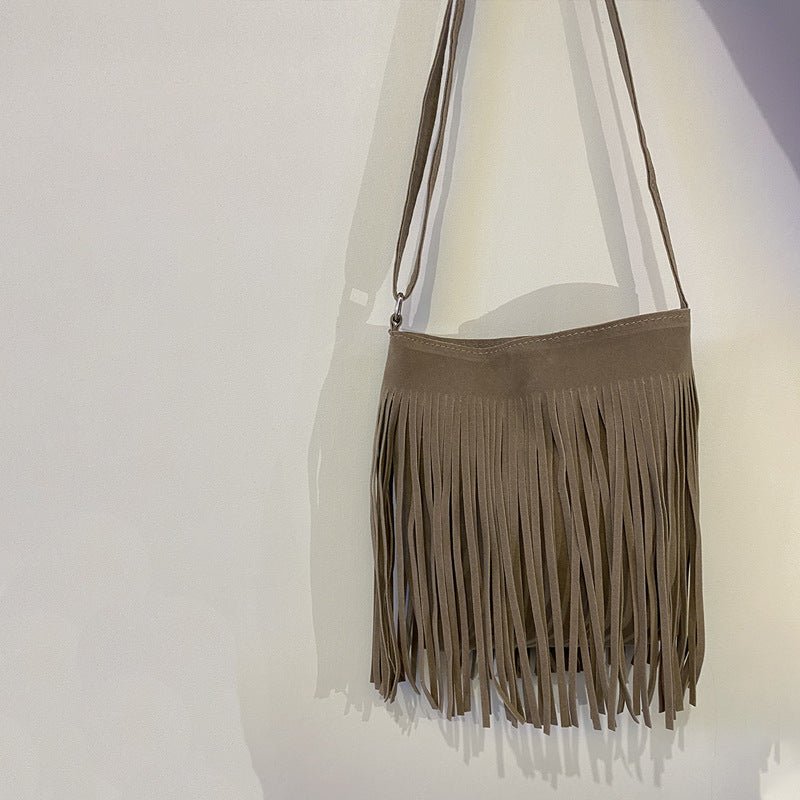 Artistic Tassel Simple And Popular Shoulder Bag - Pickkart