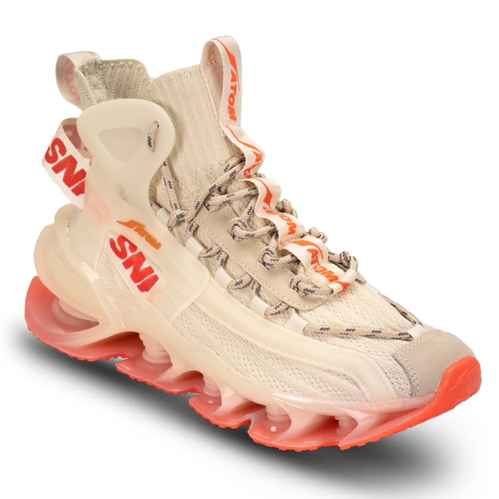 ATOM Alpha Predator Sneakers | Sturdy Sole and Breathable Upper: Outdoor Lace - Up Shoes for Men - Pickkart