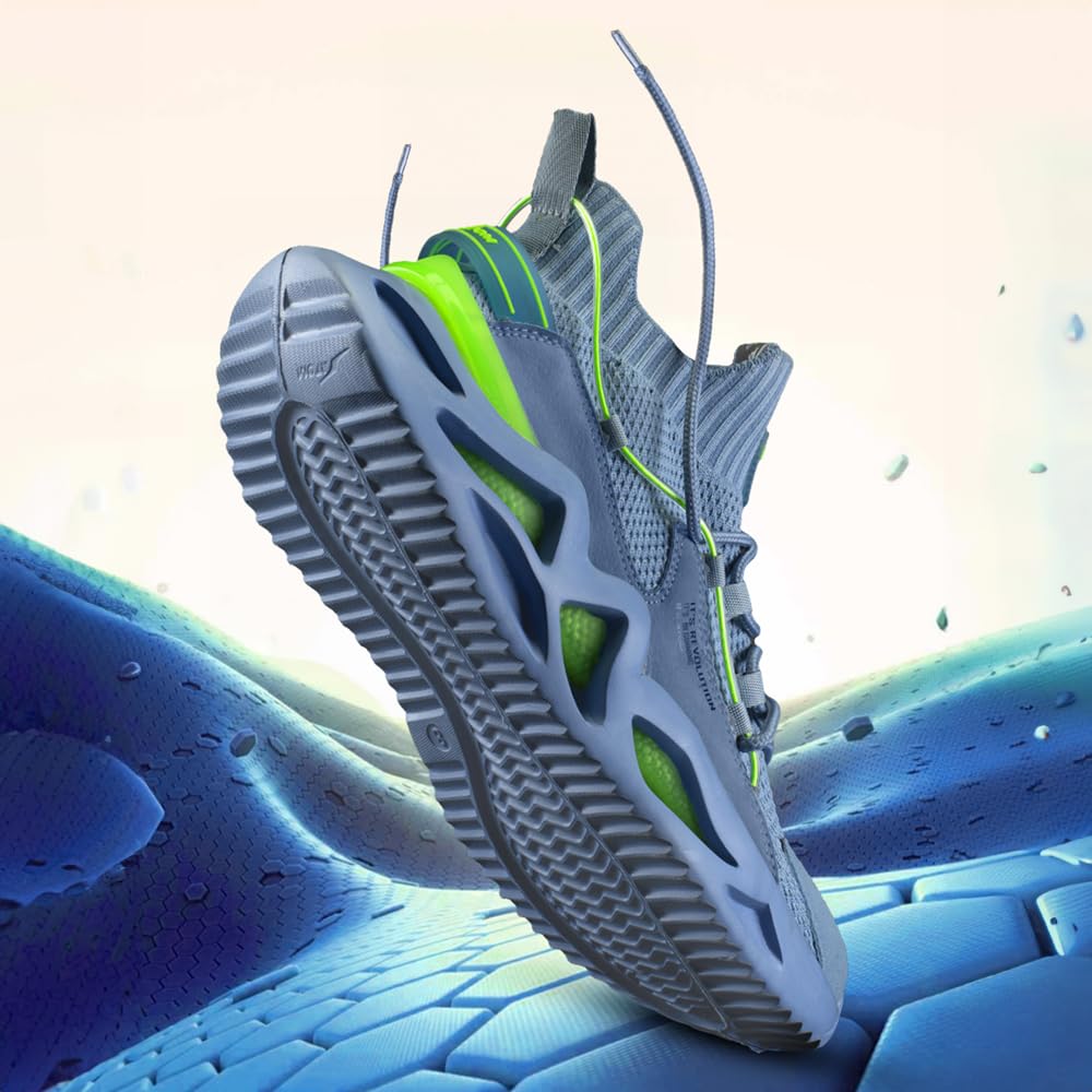 ATOM Casual Sneaker for Men | Stylish & Comfortable Casual Sneakers with Breathable Air Mesh | All - Day Comfort - Pickkart