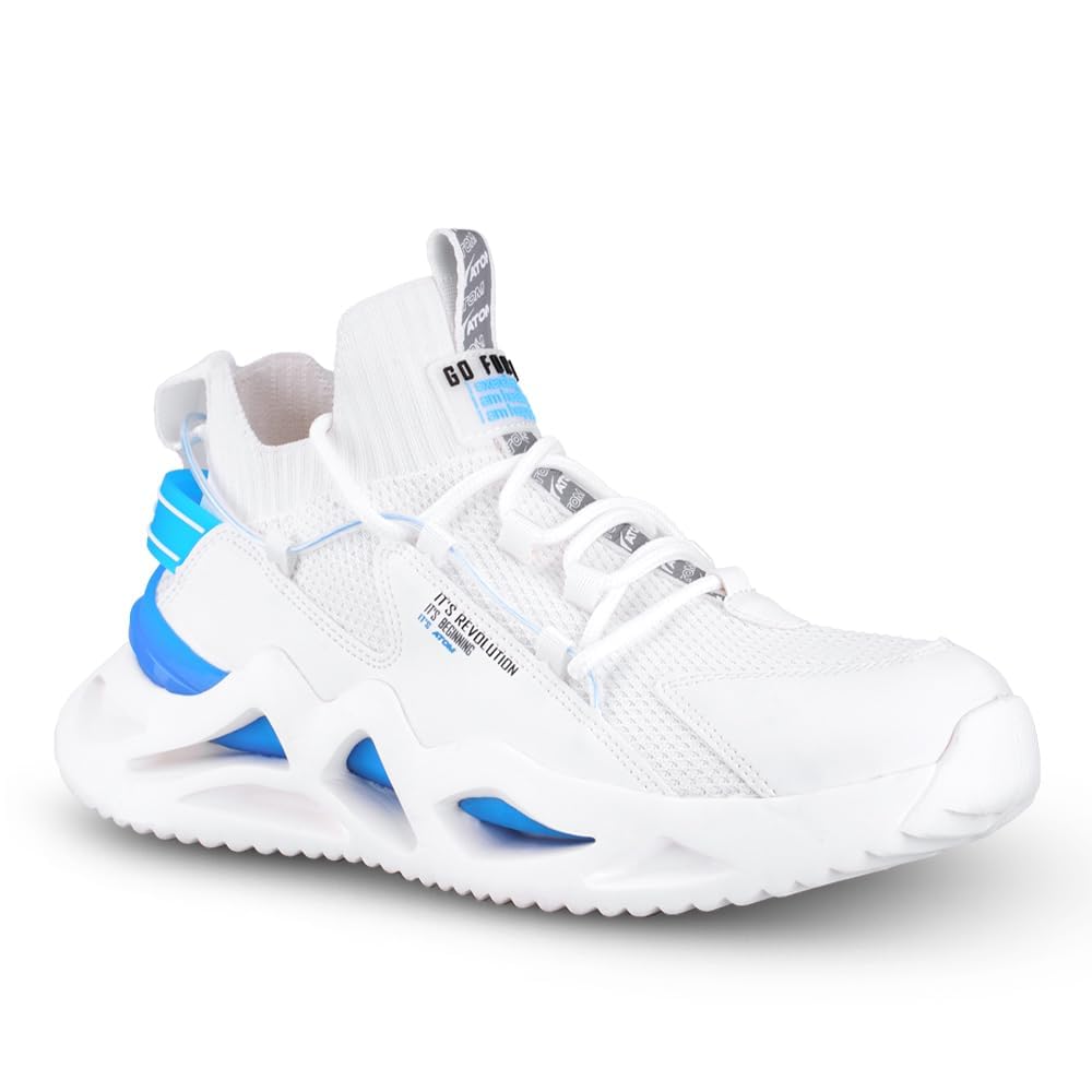 ATOM Casual Sneaker for Men | Stylish & Comfortable Casual Sneakers with Breathable Air Mesh | All - Day Comfort - Pickkart