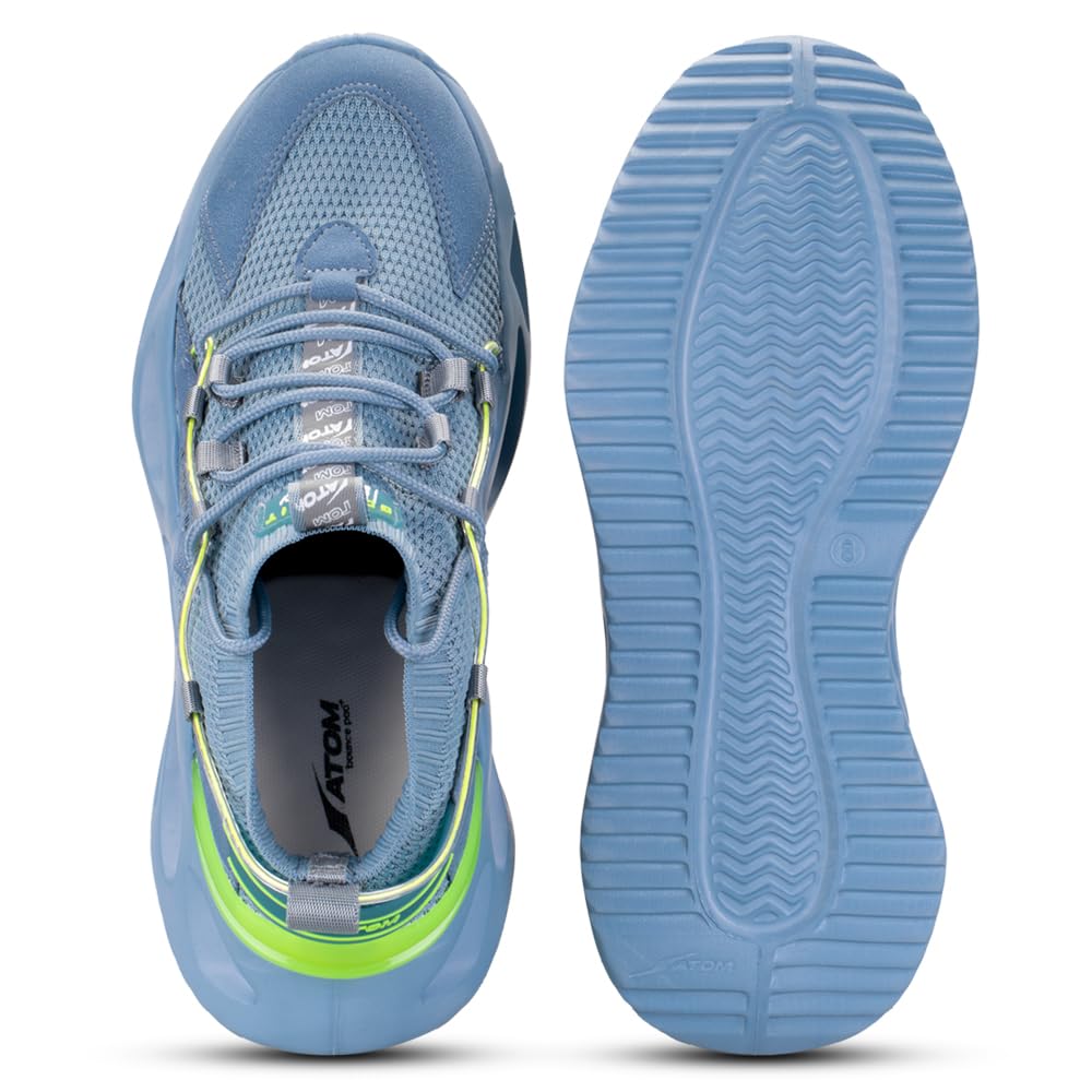 ATOM Casual Sneaker for Men | Stylish & Comfortable Casual Sneakers with Breathable Air Mesh | All - Day Comfort - Pickkart