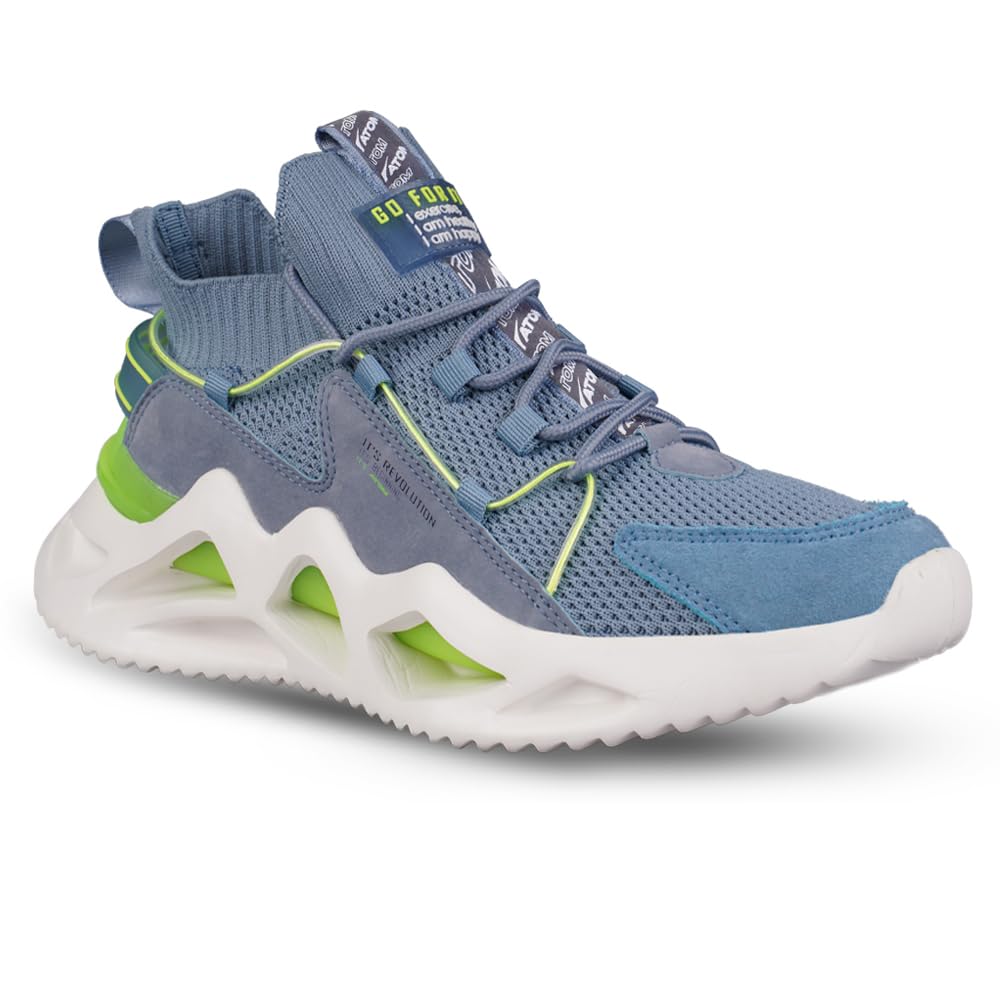 ATOM Casual Sneaker for Men | Stylish & Comfortable Casual Sneakers with Breathable Air Mesh | All - Day Comfort - Pickkart