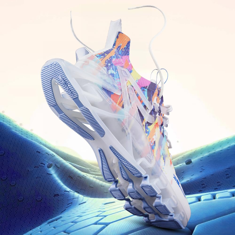 ATOM Men's Phantom Multicolor Sneakers | Stylish & Comfortable Casual Sneakers with Breathable Air Mesh | All - Day Comfort - Pickkart