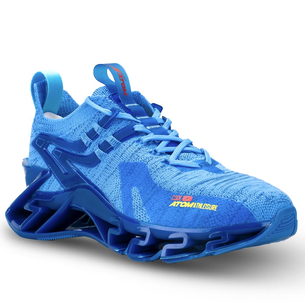 ATOM Men's Phantom Multicolor Sneakers | Stylish & Comfortable Casual Sneakers with Breathable Air Mesh | All - Day Comfort - Pickkart