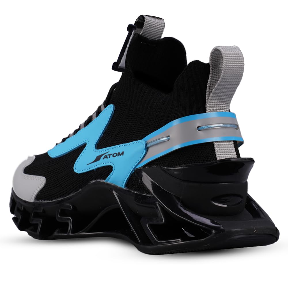 ATOM Men's Spring Edge Alpha 2 Sneakers | Stylish & Comfortable Casual Sneakers with Breathable Air Mesh, Multicolor | All - Day Comfort Shoes - Pickkart