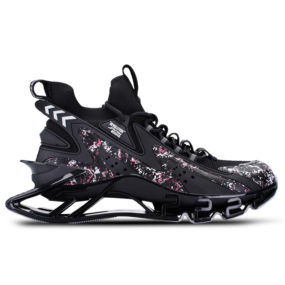 ATOM Multi Print Trendy Casual Sneakers | Men's Intensity Sneakers with Breathable Engineered Mesh Upper and TPU Outsole - Pickkart