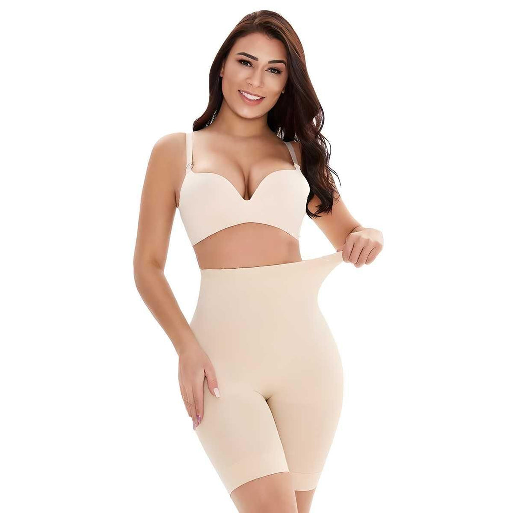BD 4 - in - 1 Shaper - Quick Slim Shape Wear Tummy, Back, Thighs, Hips - Black/Efffective Seamless Tummy Tucker - Pickkart