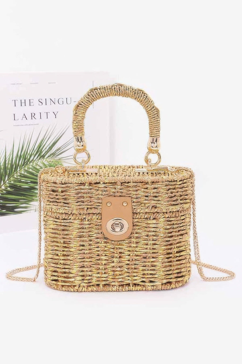 Braided Cotton Box Top Handle Bag - Pickkart