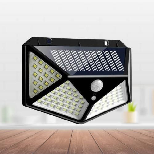 Bright Solar Wireless Security Motion Sensor 100 Led Night Light for Home and Garden ,Outdoors - Pickkart