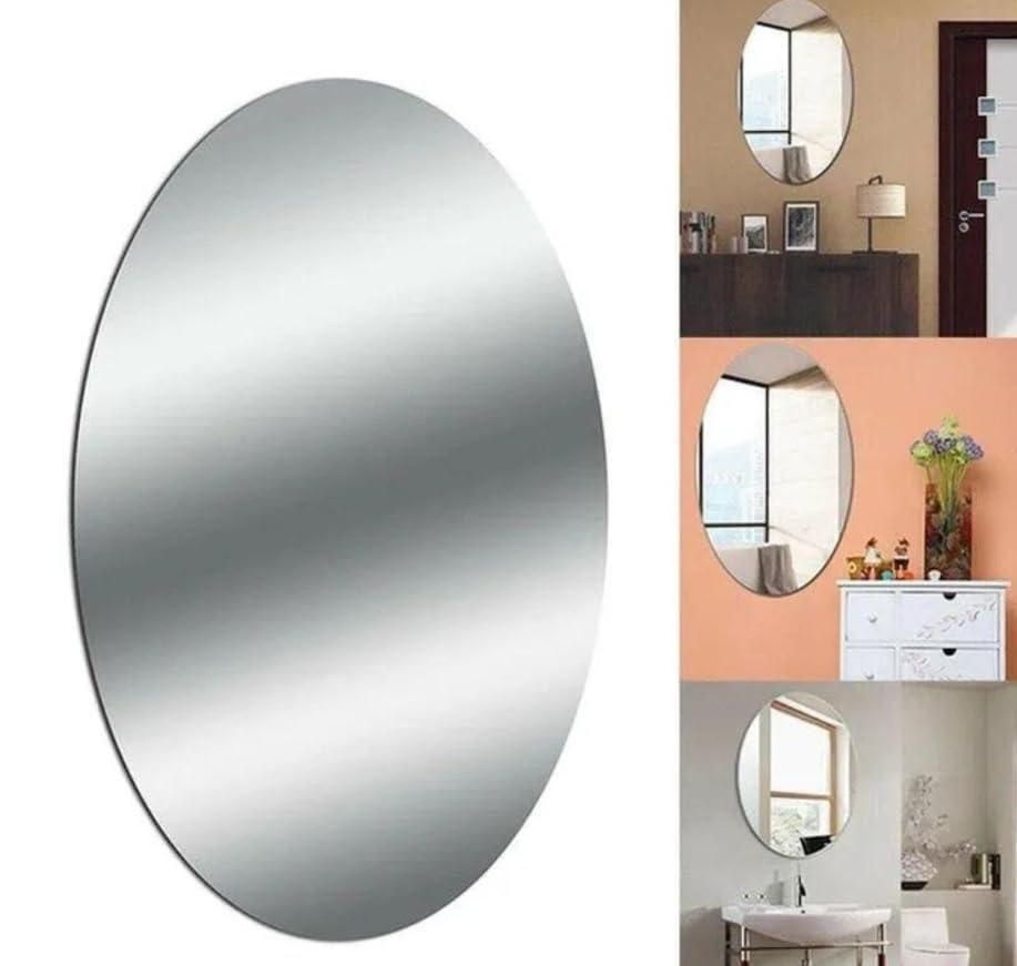Combo of Oval Shape & Square Shape Mirror (Pack of 2) - Pickkart