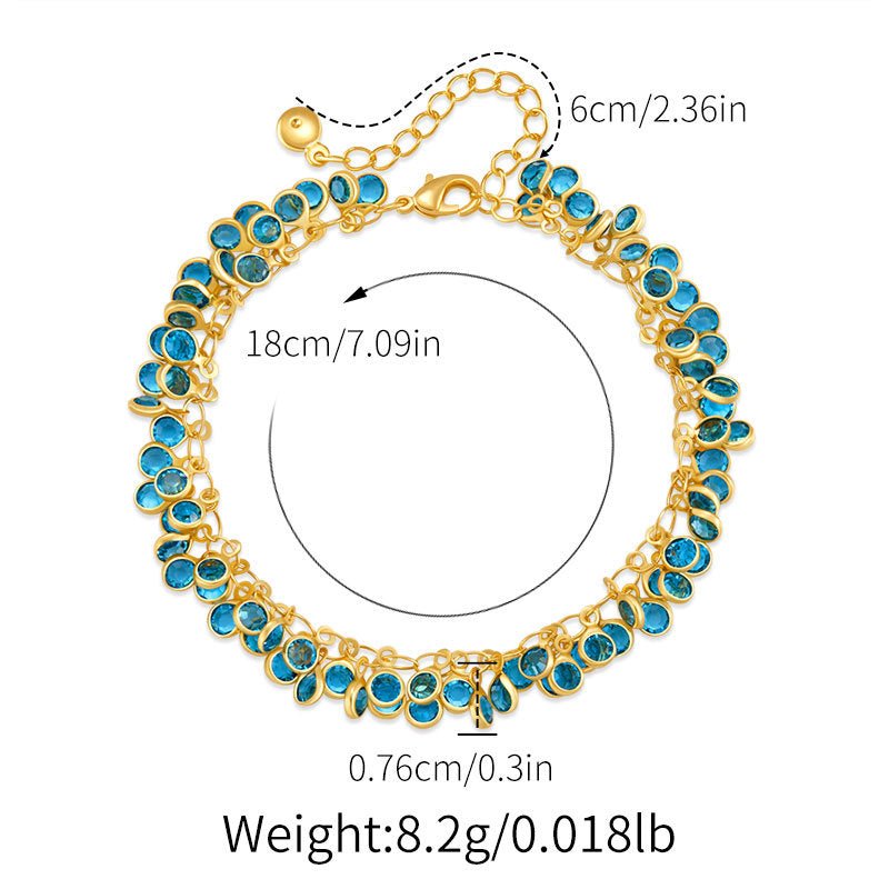 Copper Plating 18K Real Gold Multi - layer Women's New Bracelet - Pickkart