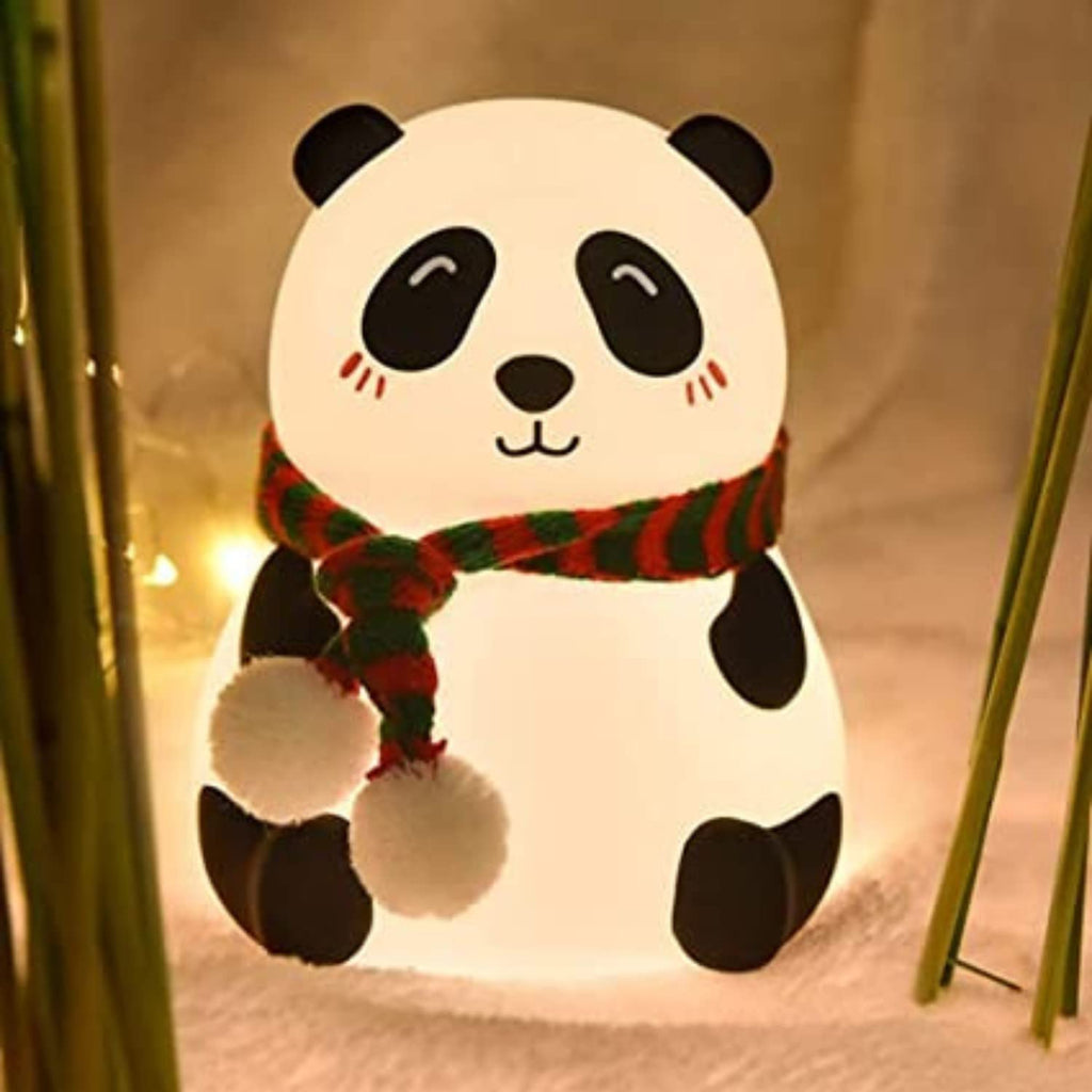 Desidiya® Touch Silicone Panda Light – Night Light for Kids, Girls & Boys | Cute Bedroom Decor for Women | Valentine Special - Pickkart