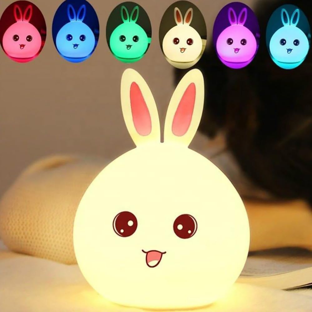 Desidiya® Touch Silicone Panda Light – Night Light for Kids, Girls & Boys | Cute Bedroom Decor for Women | Valentine Special - Pickkart