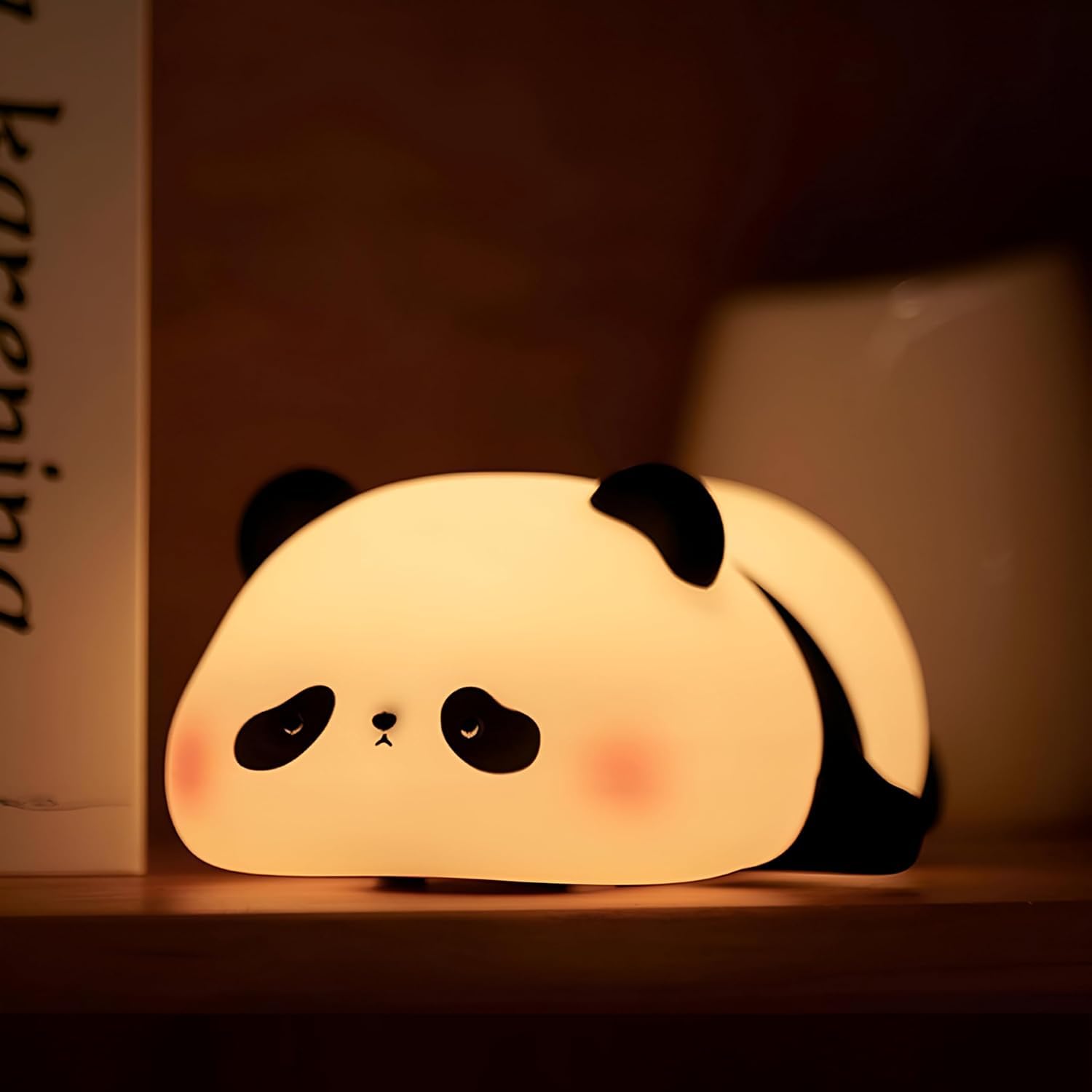 Desidiya® Touch Silicone Panda Light – Night Light for Kids, Girls & Boys | Cute Bedroom Decor for Women | Valentine Special - Pickkart