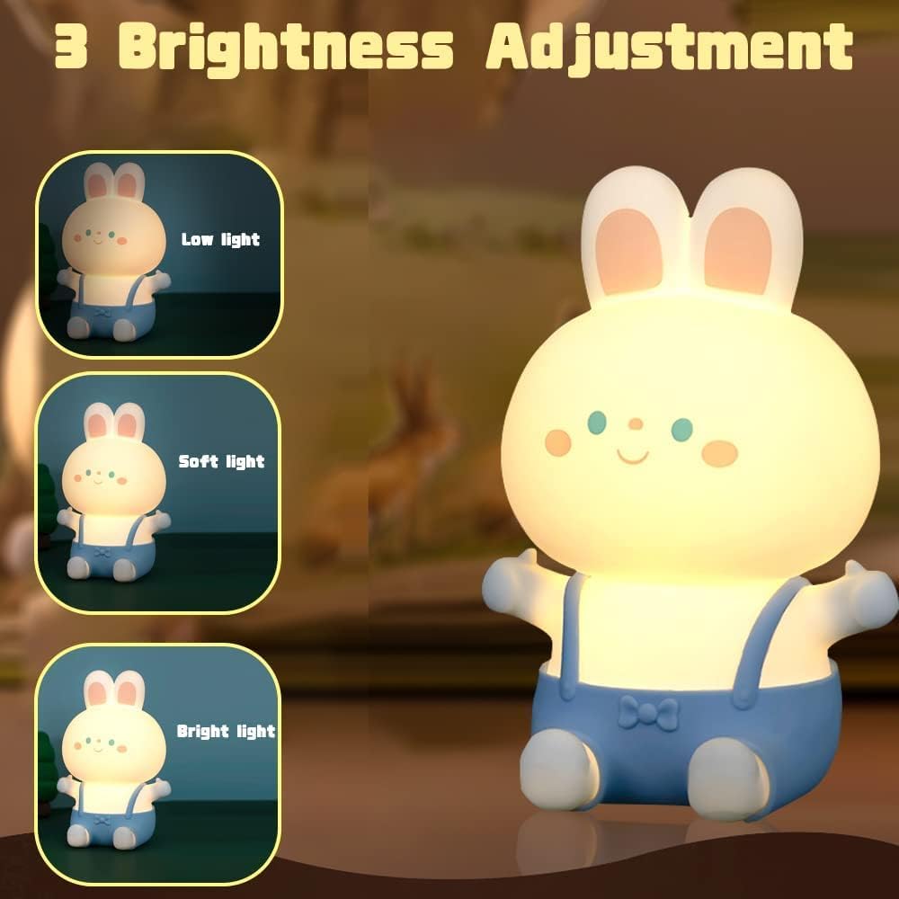 Desidiya® Touch Silicone Panda Light – Night Light for Kids, Girls & Boys | Cute Bedroom Decor for Women | Valentine Special - Pickkart