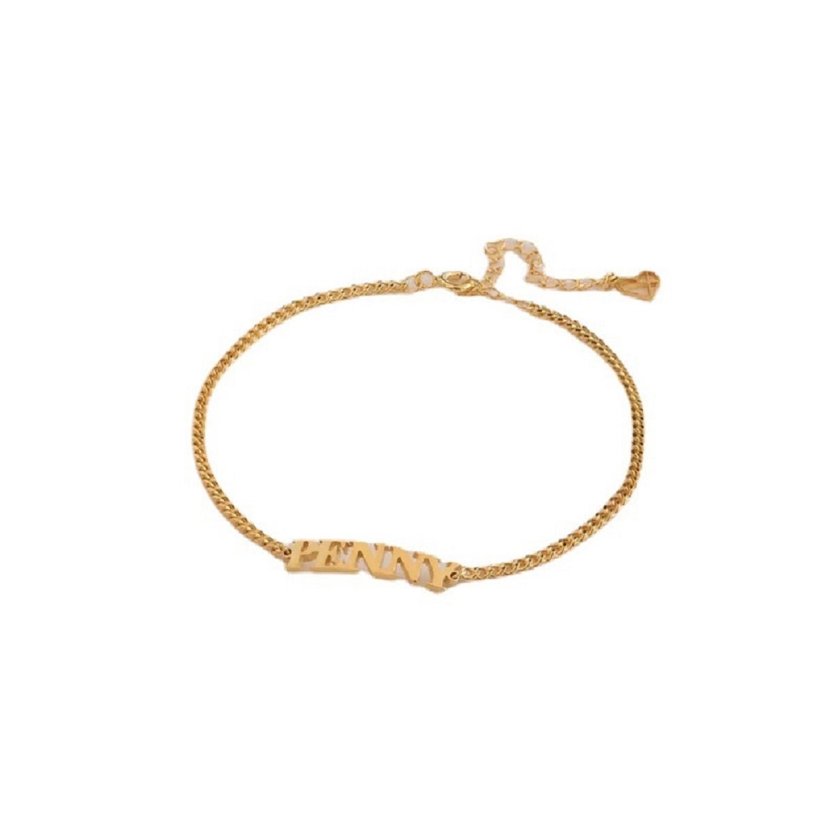 DIY Personalized Stainless Steel Name Bracelet Custom English Bracelet - Pickkart