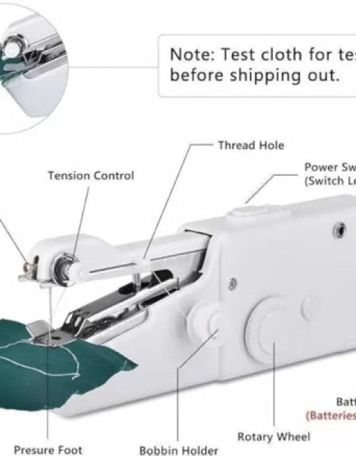 Electric Handy Stitch Mini Hand Sewing Machine Stapler Style Mini Machine - Pickkart