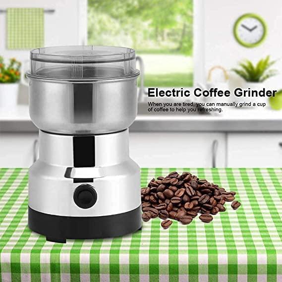 Electric Smash Machine, Multifunction Small Food Grinder Grain Grinder, Portable Coffee Bean Grinder - Pickkart