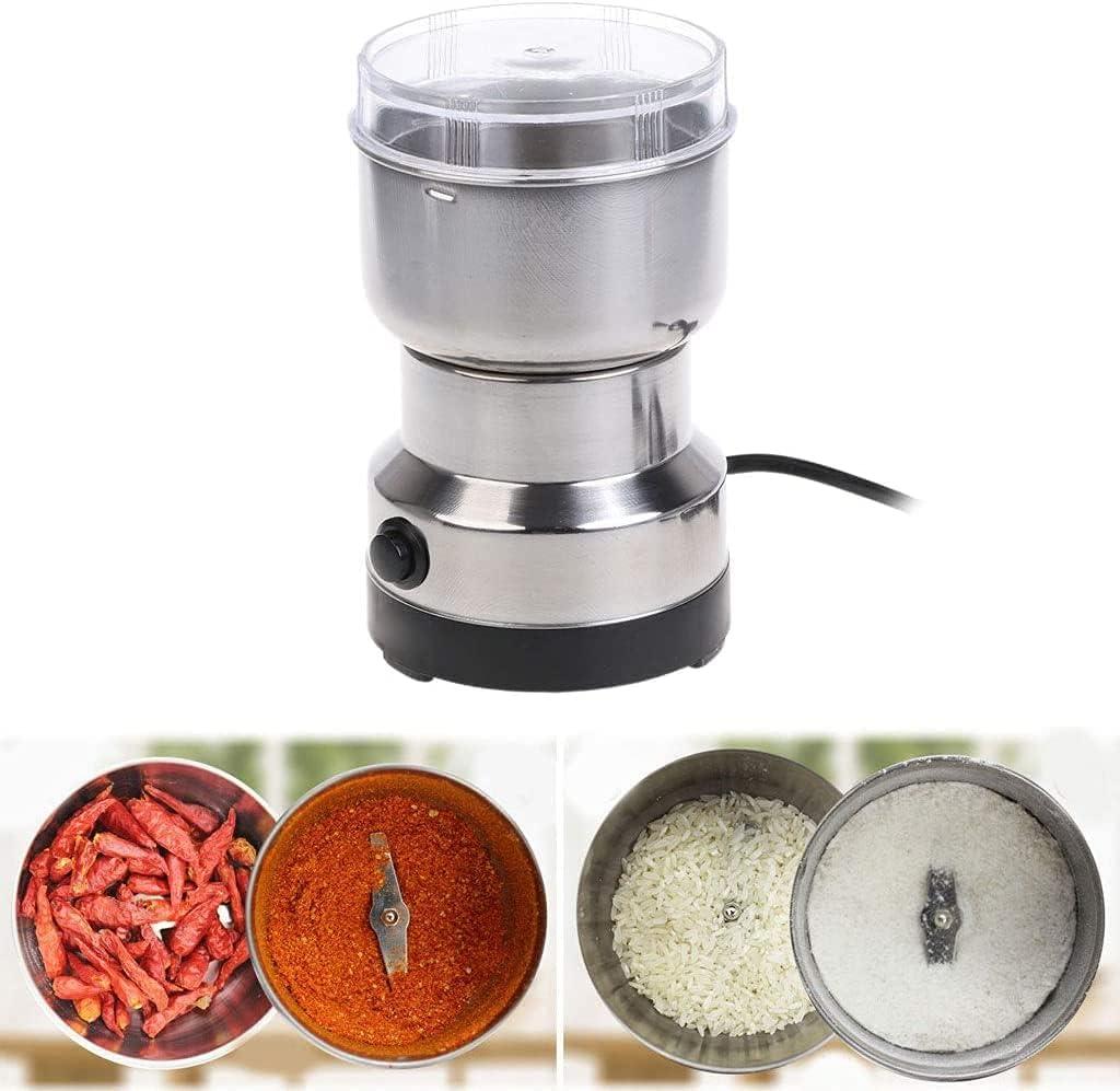 Electric Smash Machine, Multifunction Small Food Grinder Grain Grinder, Portable Coffee Bean Grinder - Pickkart