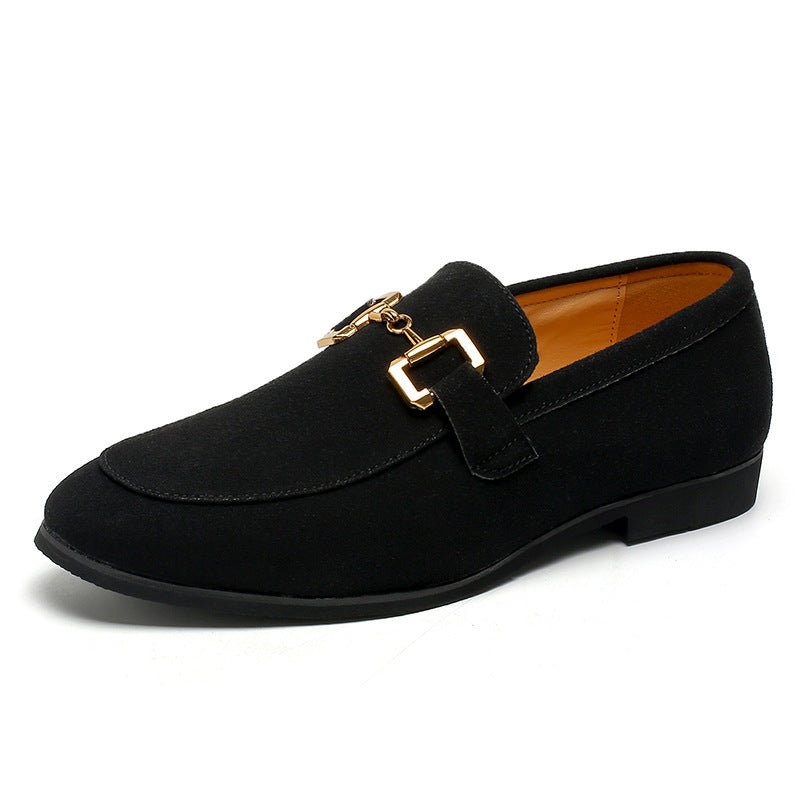 Fashion Personality Suede Leather Shoes Men - Pickkart