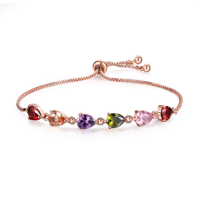 Fashion Simple Inlaid Zircon Bracelet For Women - Pickkart