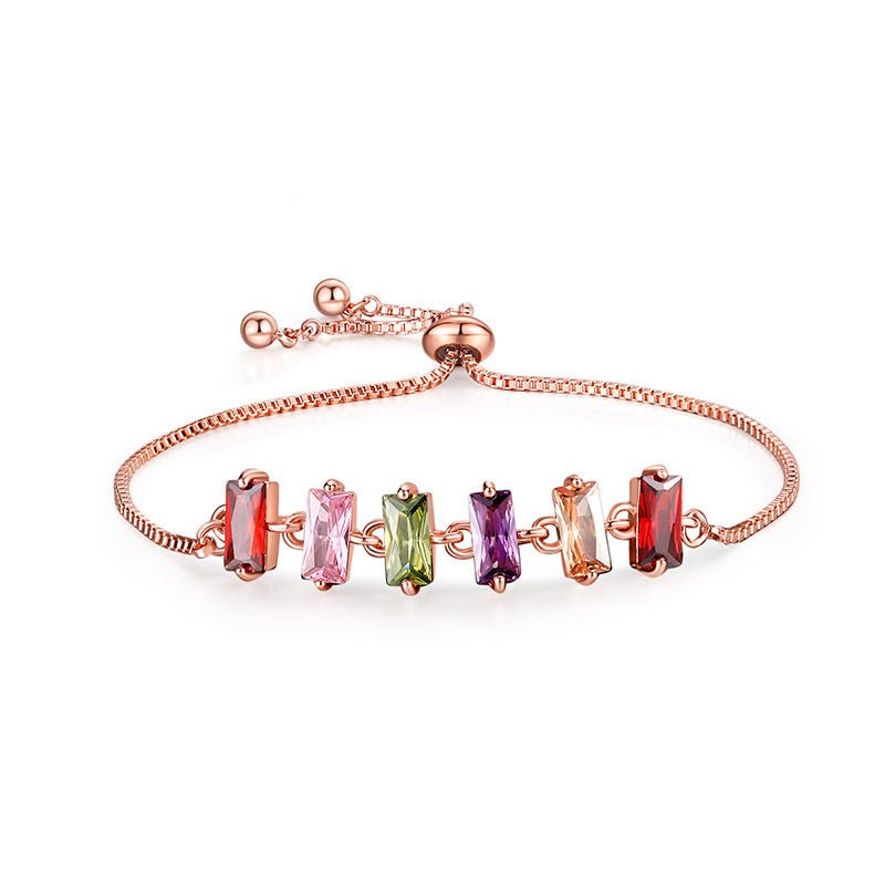 Fashion Simple Inlaid Zircon Bracelet For Women - Pickkart