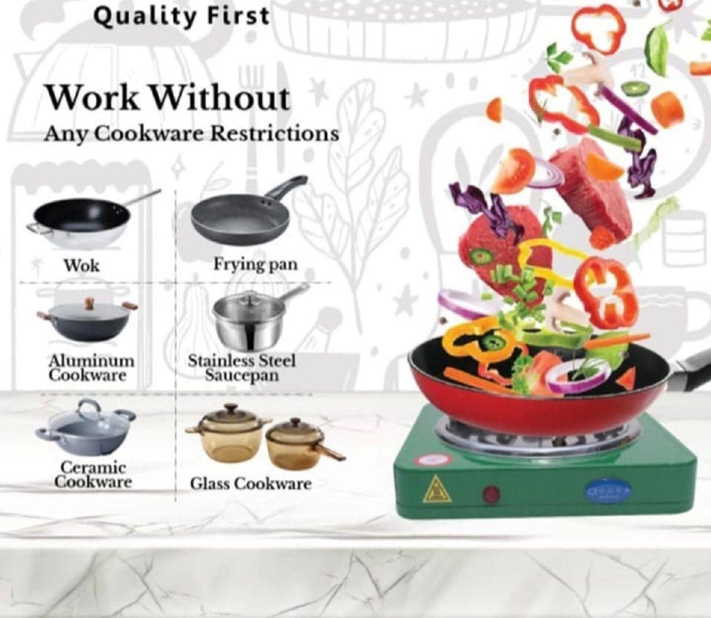 Flameless Electric Cooking Stove (Muticolor) - Pickkart
