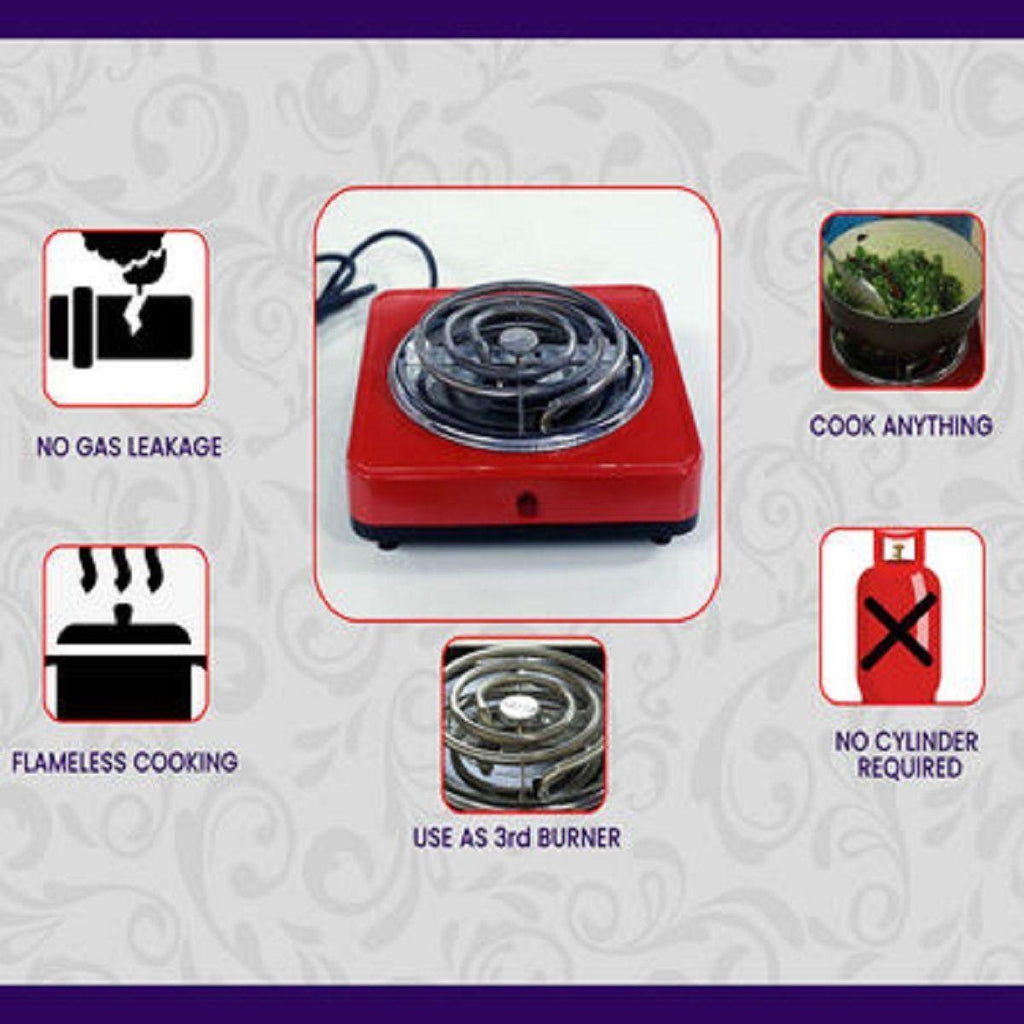 Flameless Electric Cooking Stove (Muticolor) - Pickkart