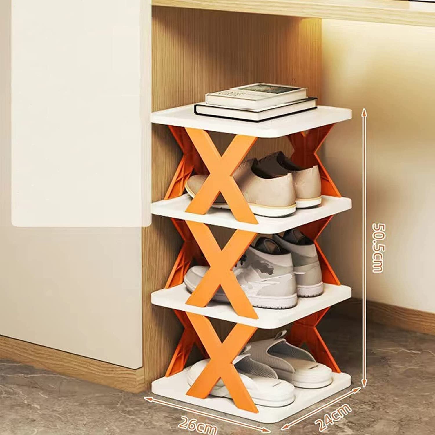 Foldable Shoe Rack (Multicolor) - Pickkart